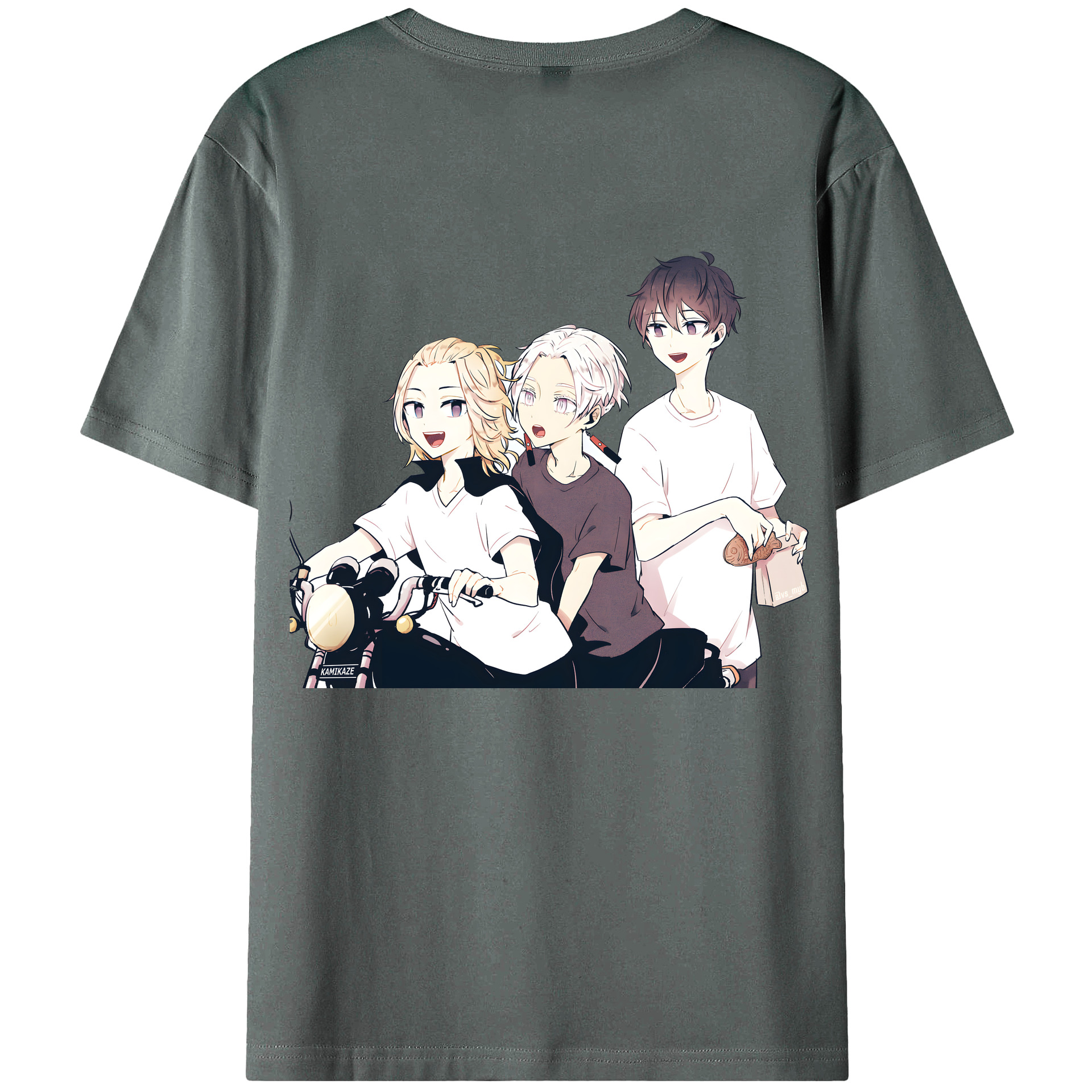 （画像用） 東京リベンジャーズ Tokyo Revengers 綿100％ メンズ半袖Tシャツ（バックプリント） 通気性
